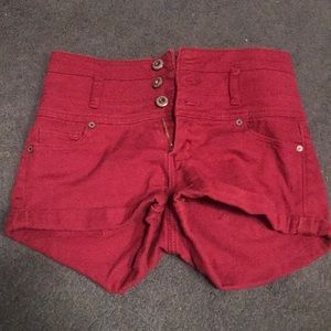High waisted Jean Shorts